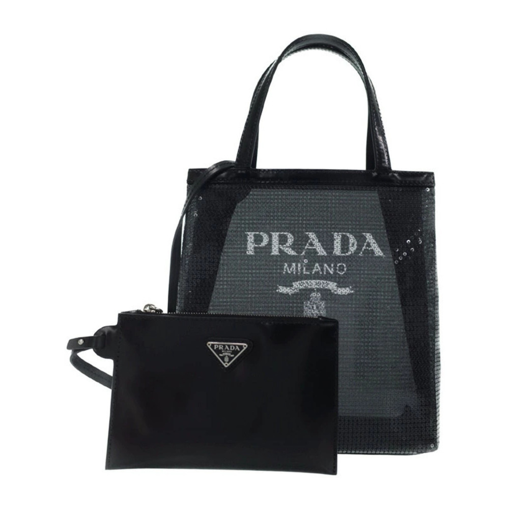Prada Sequin Mesh Tote Bag Handbag